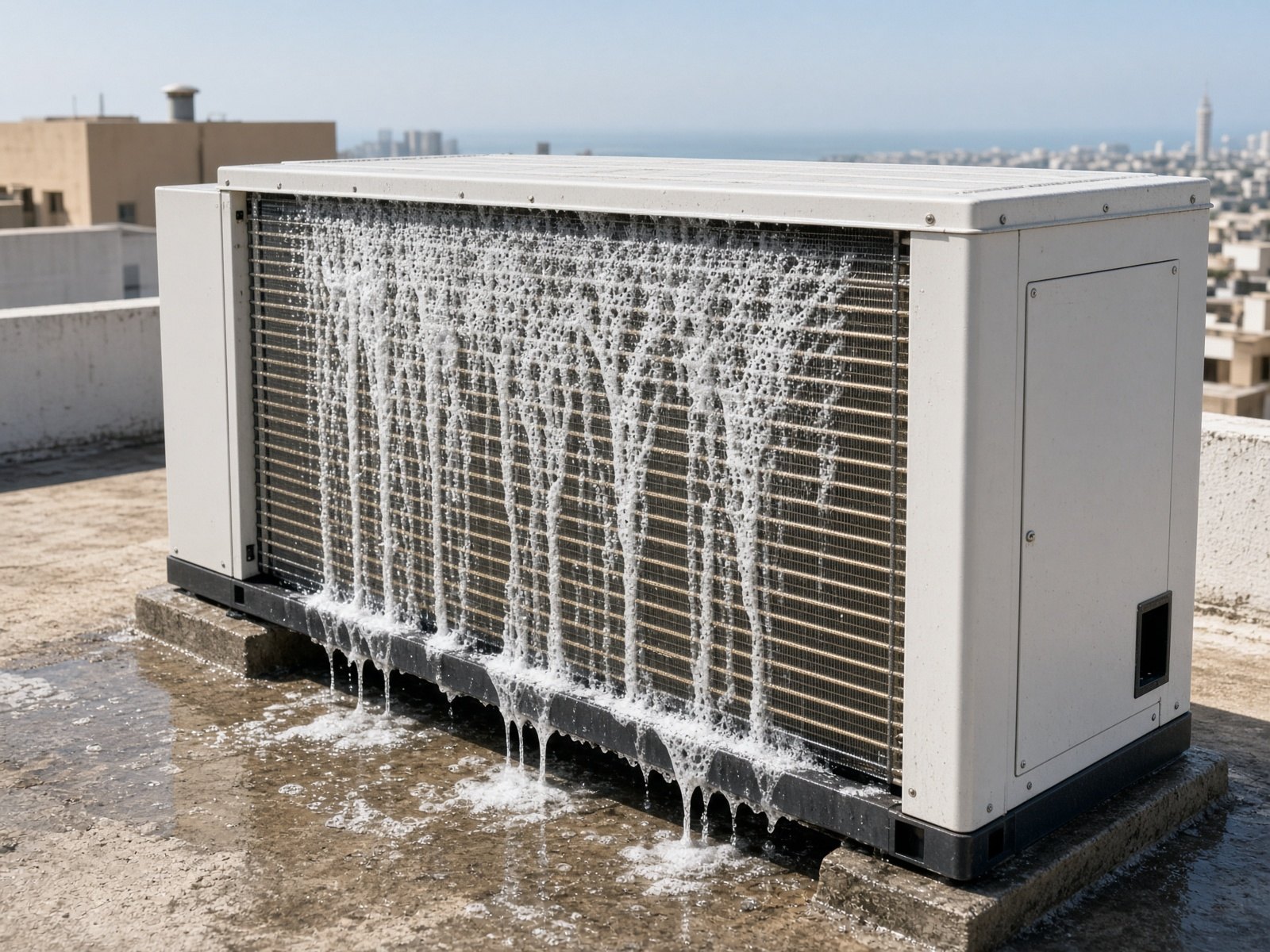 Condenser coil cleaning
